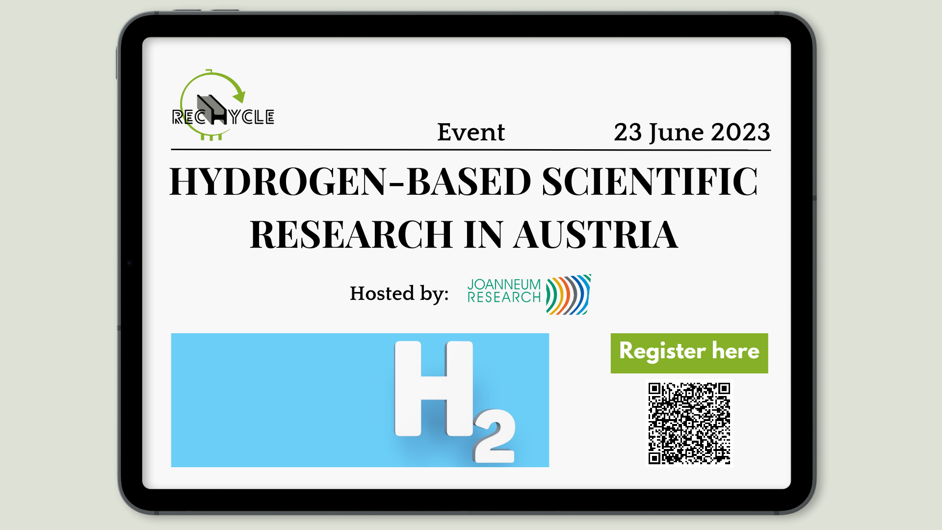 Hydrogen-Based Scientific Research in Austria (Event)