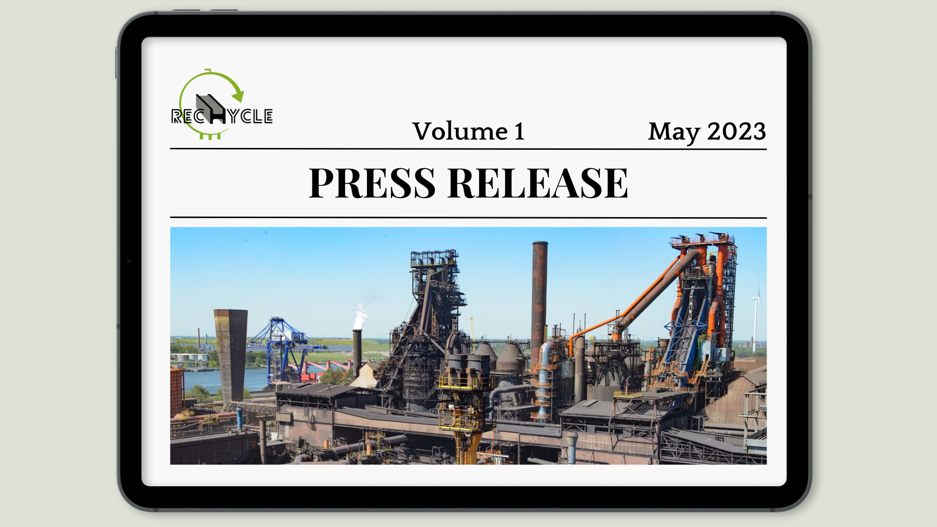 1st RecHycle Press Release