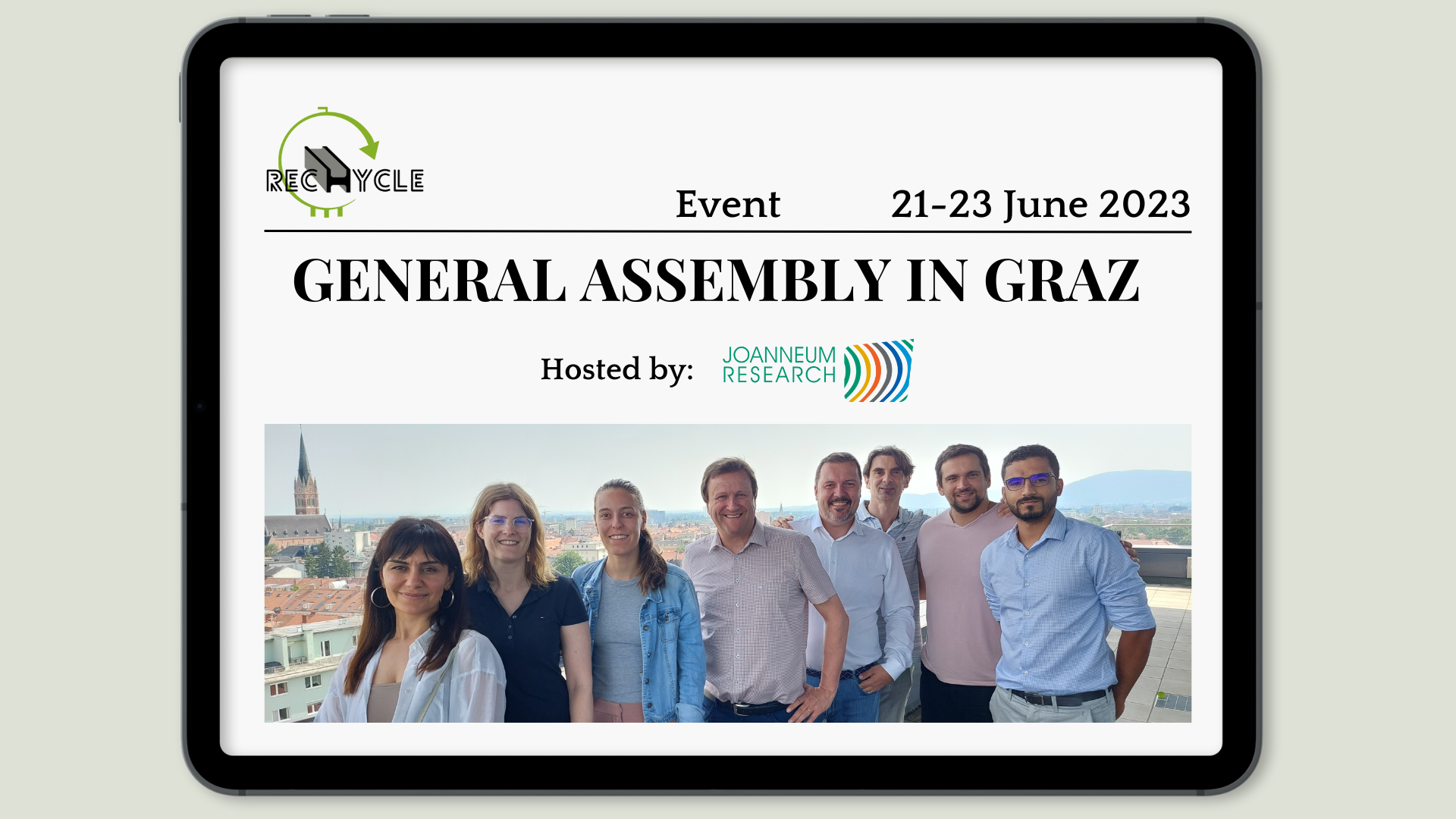 Joanneum Research Hosts RecHycle General Assembly in Graz